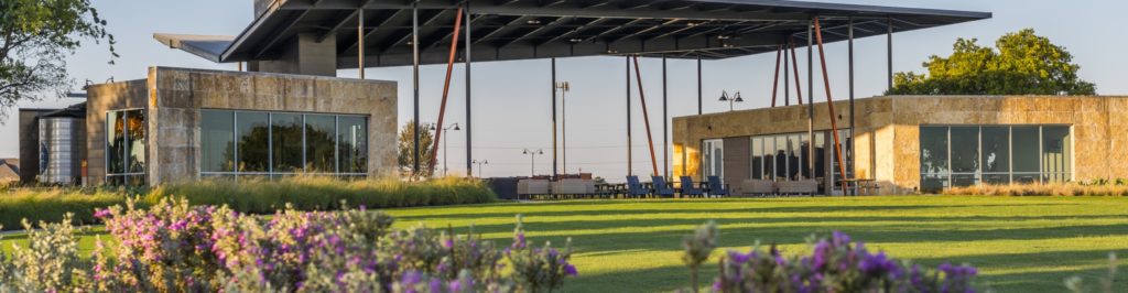 The covered outdoor seating area at Union Park