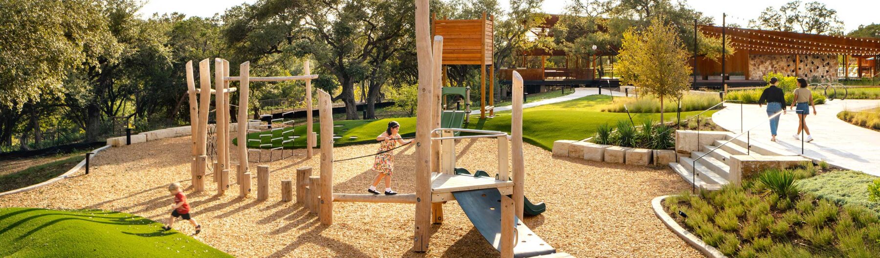 The playground at Wolf Ranch