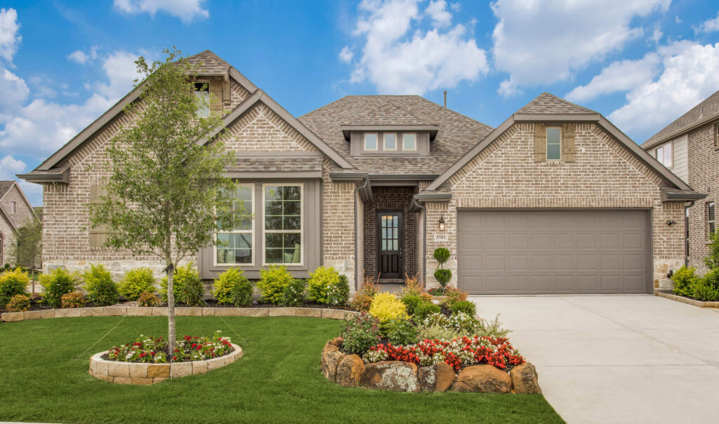 An exterior of a home at a Lifestyle by Hillwood communtiy