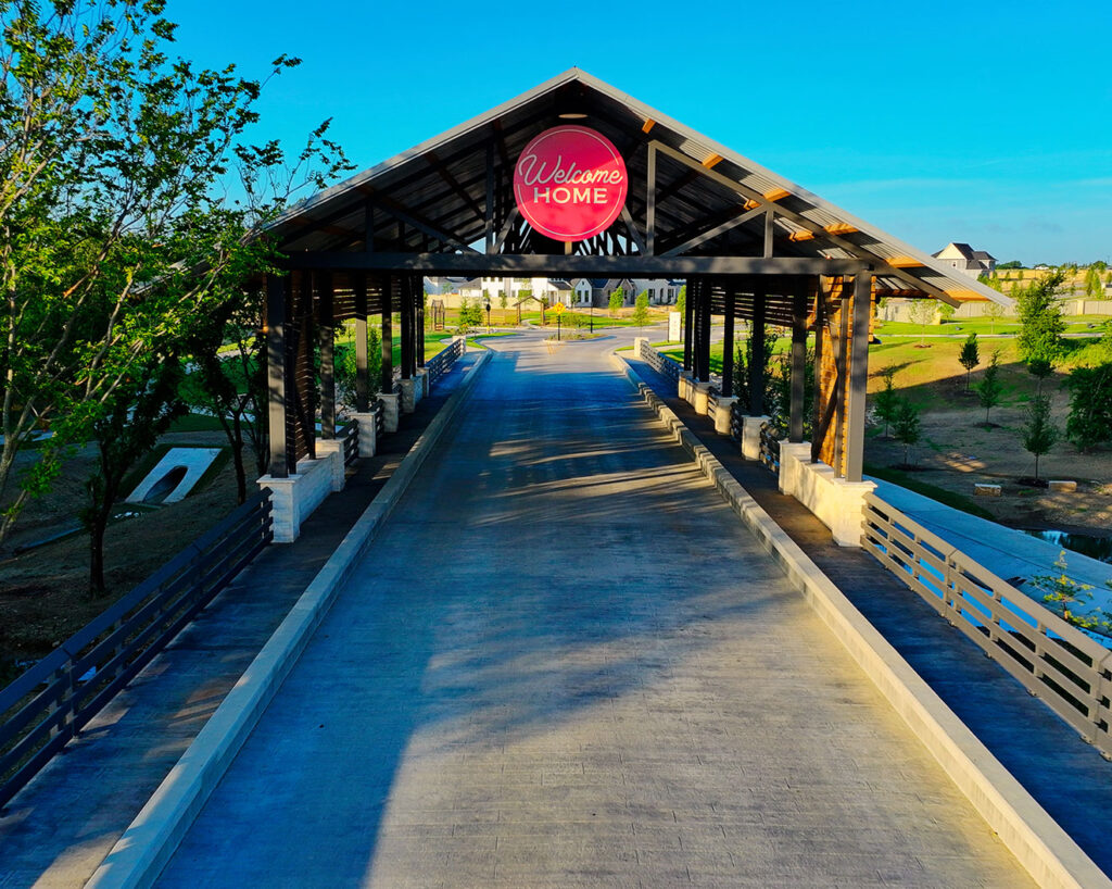 Entrance to Treeline community