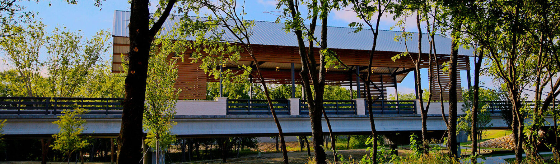 A building in Treeline community