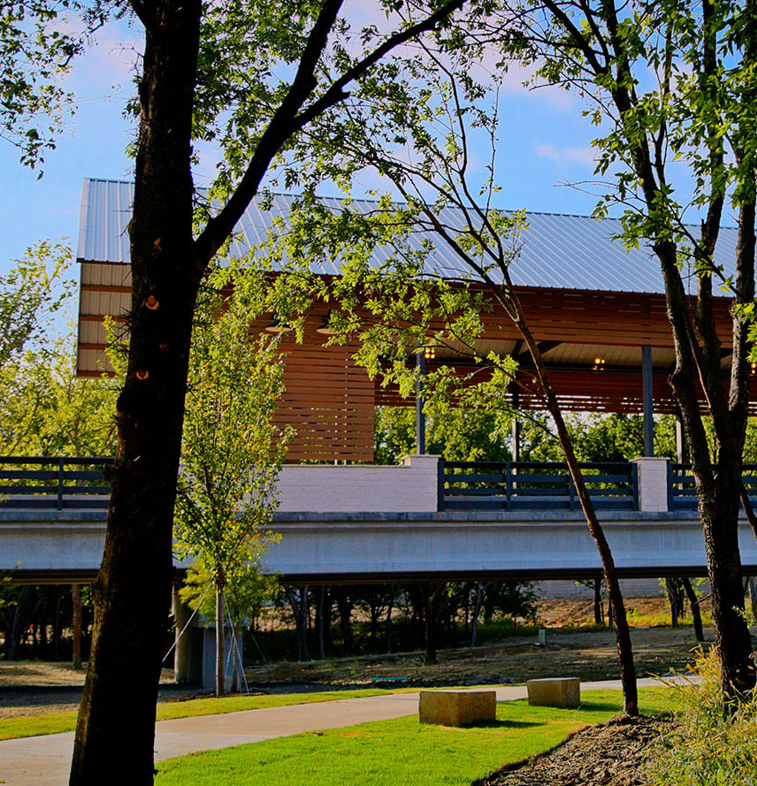 A building in Treeline community