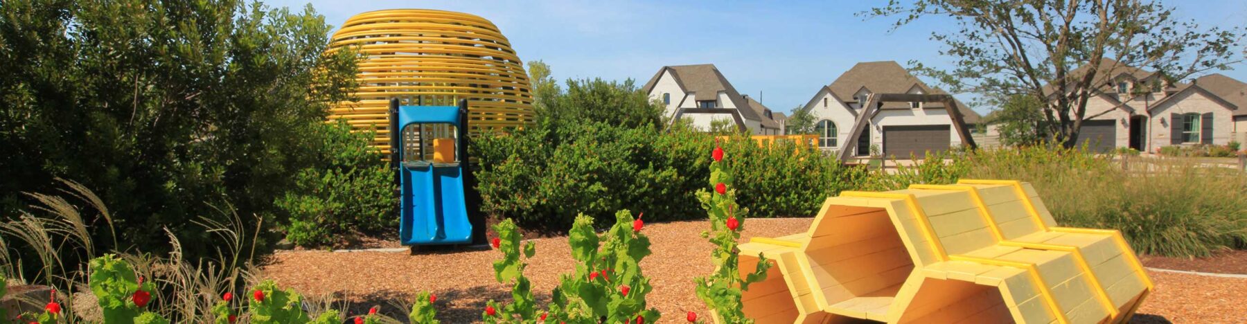 A playground in a Hillwood community